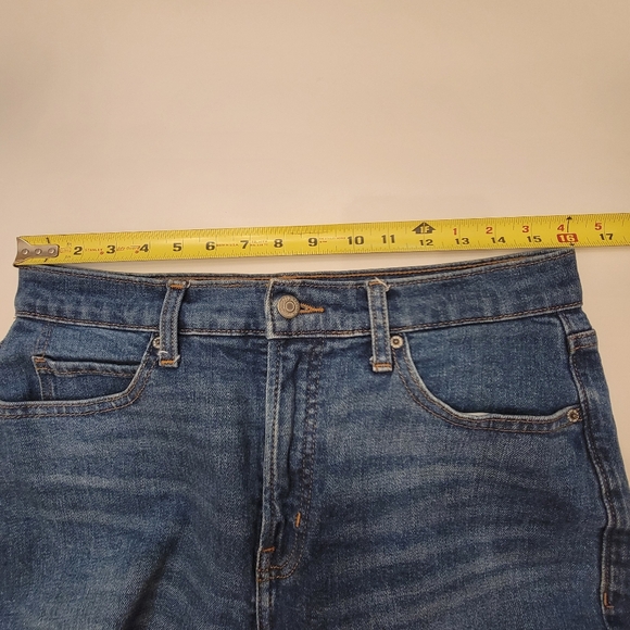 Old Navy Sky-Hi Straight Extra High Rise Relaxed Fit 32x27 Womens Size 8 - Picture 10 of 13